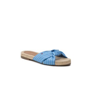 Tommy Hilfiger dámské modré pantofle - 38 (C19)